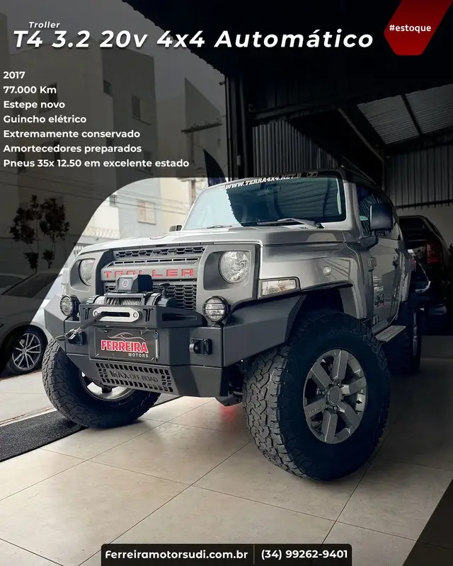 Carro Troller T4 2017 3.2 Diesel XLT 4x4