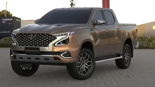 Montadora sul-coreana confirmou que terá picape maior que a Hyundai Santa Cruz