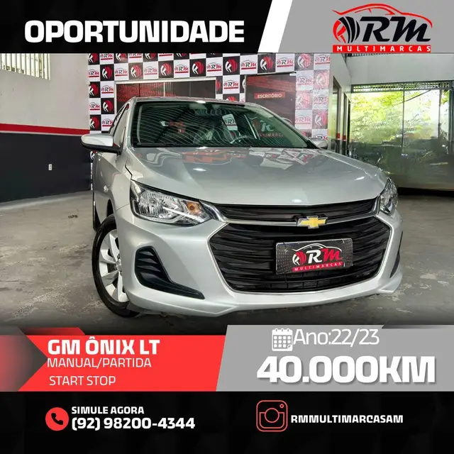 Carro Chevrolet Onix 2023 LT 1.0 Turbo