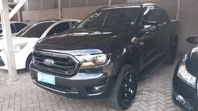 Carro Ford Ranger Cabine Dupla 2023 Black 2.2 Turbodiesel 4x2 (Aut)