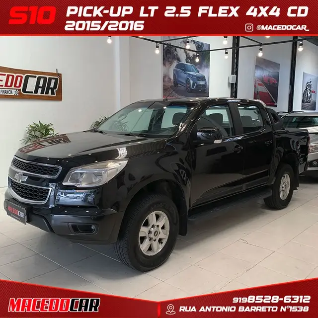 Carro Chevrolet S10 Cabine Dupla 2015 S10 LT 2.5 4x4 (Cab Dupla) (Flex)