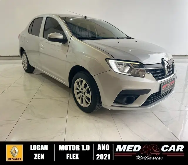 Carro Renault Logan 2021 Zen 1.0 12V SCe (Flex)