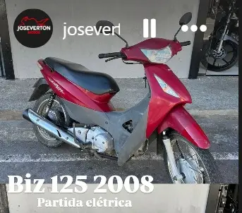Carro Honda Biz 125 2008 Biz 125 ES