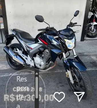 Carro Honda CB 250F Twister 2018 Standard