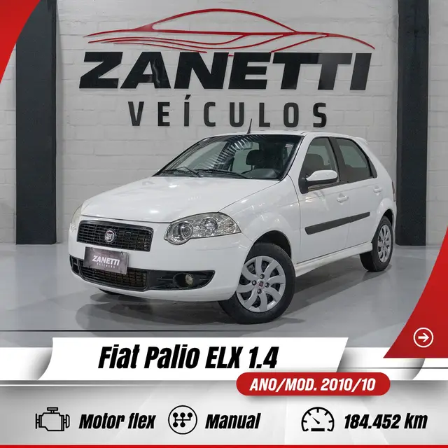 Carro Fiat Palio 2010 ELX 1.4 (Flex)