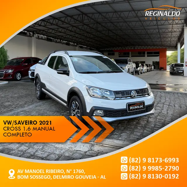 Carro Volkswagen Saveiro 2021 Cross 1.6 16v MSI CD (Flex)