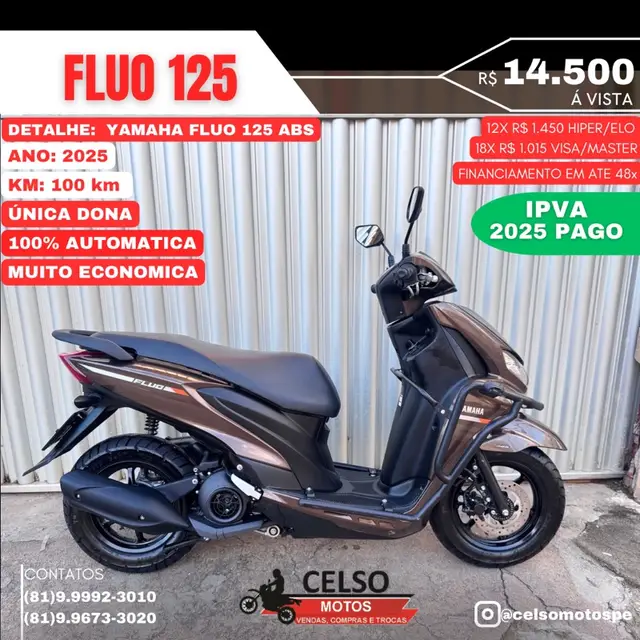 Carro Yamaha Fluo 2025 ABS