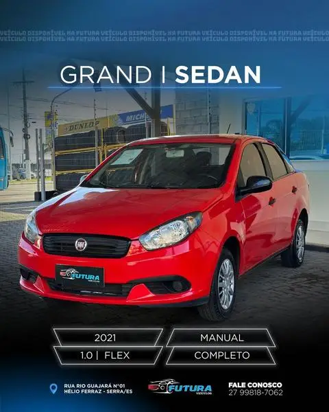 Carro Fiat Grand Siena 2021 1.0 Flex