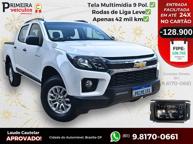 Carro Chevrolet S10 Cabine Dupla 2022 Advantage 2.5