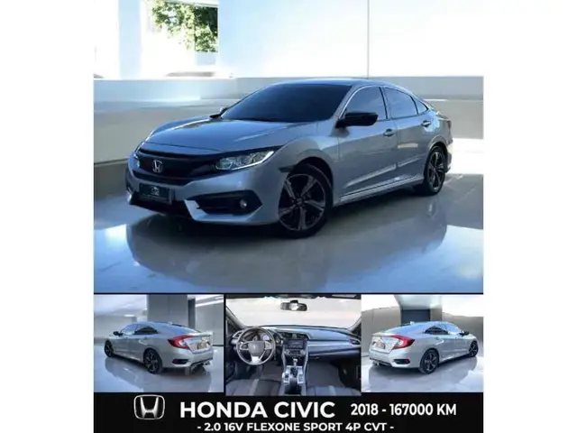 Carro Honda Civic 2018 Sport 2.0 i-VTEC CVT