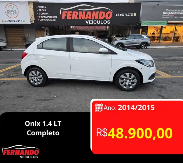 Carro Chevrolet Onix 2015 1.4 LT SPE/4