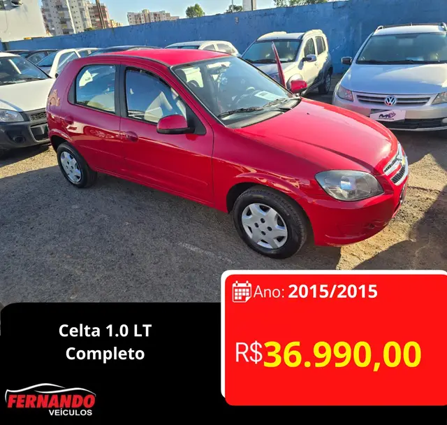Carro Chevrolet Celta 2015 LT 1.0 (Flex)