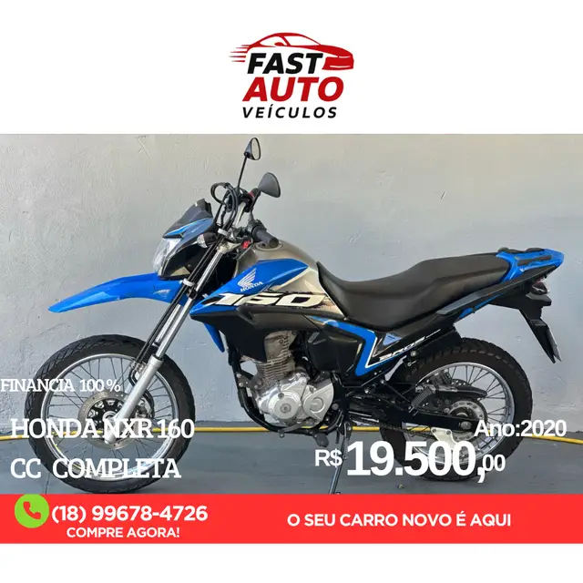 Carro Honda NXR 160 2020 Bros ESDD