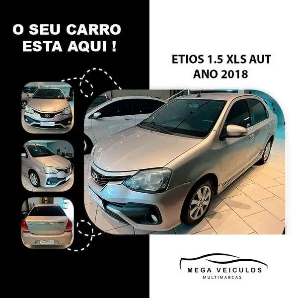 Carro Toyota Etios 2018 XLS 1.5 (Aut) (Flex)