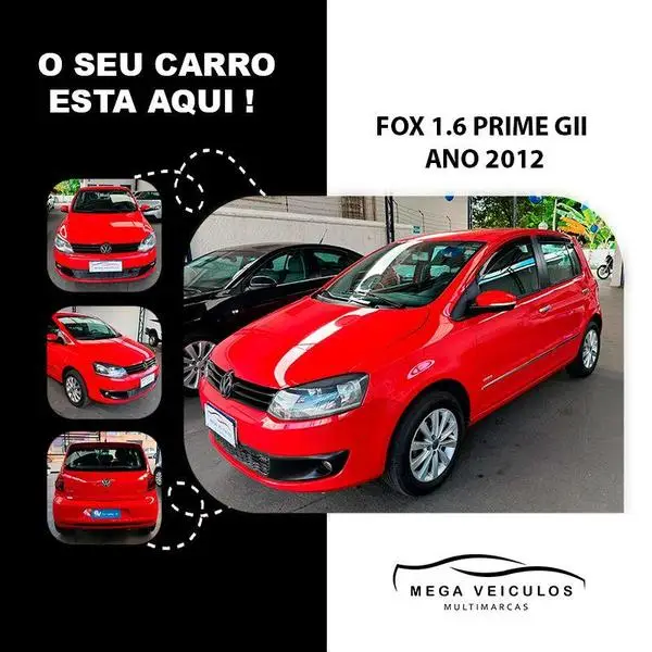 Carro Volkswagen Fox 2012 1.6 VHT Prime (Flex)