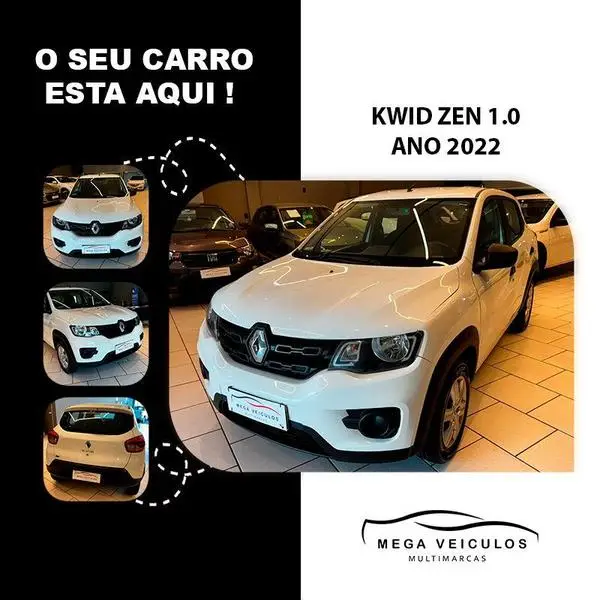 Carro Renault Kwid 2022 Intense 1.0 12v SCe (Flex)