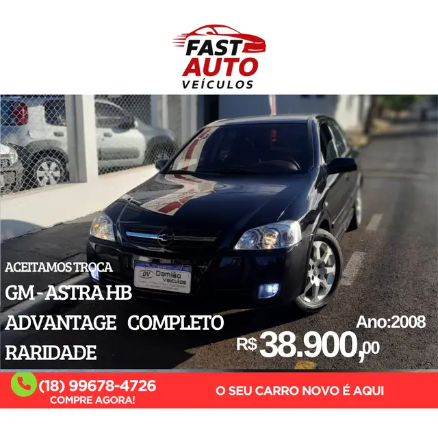 Carro Chevrolet Astra Hatch 2008 Advantage 2.0 (Flex)