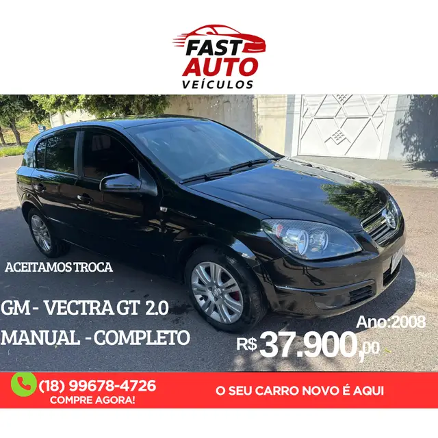 Carro Chevrolet Vectra GT 2009 2.0 8V (Flex)