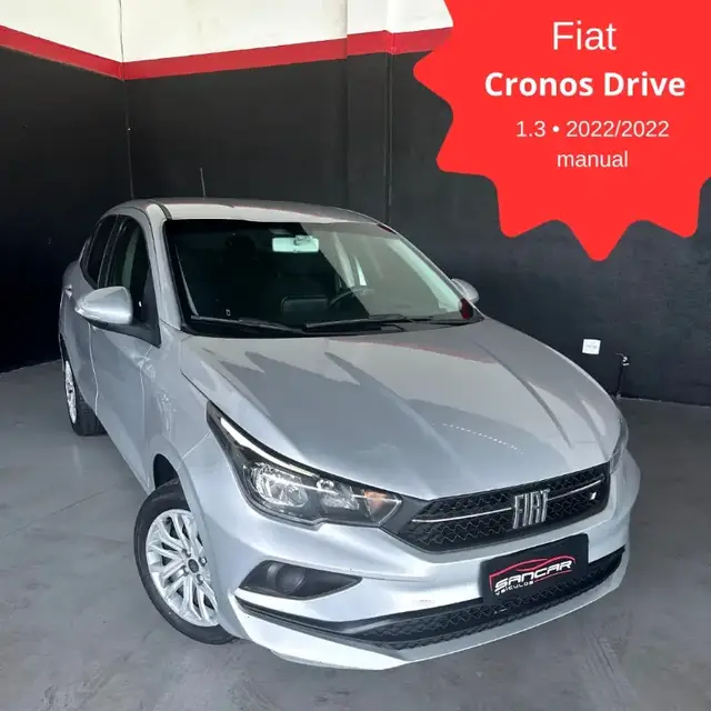 Carro Fiat Cronos 2022 Drive 1.3 S-Design (Flex)