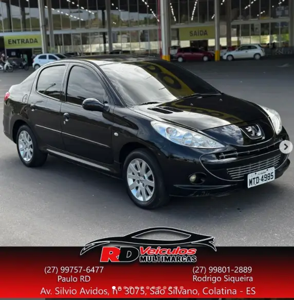 Carro Peugeot 207 Sedan 2010 207 Passion XS 1.6 16V (flex)