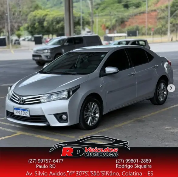 Carro Toyota Corolla 2015 2.0 XEi Multi-Drive S (Flex)