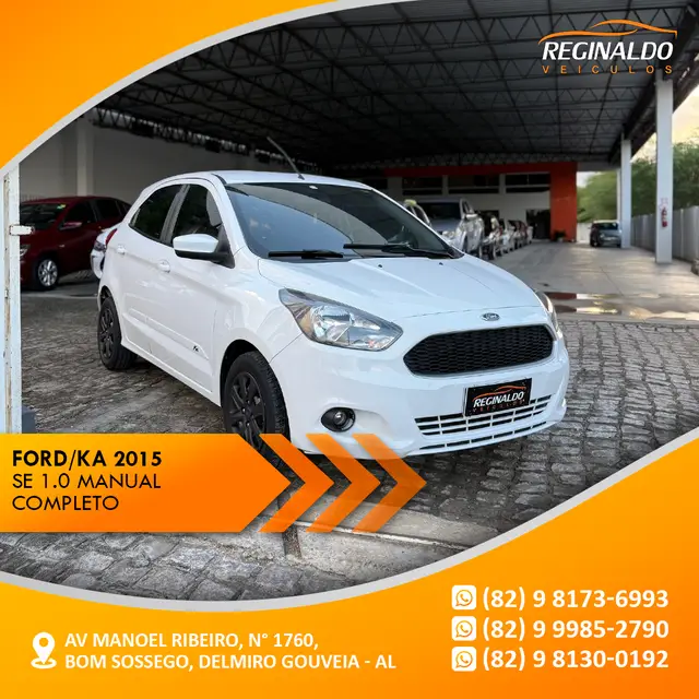 Carro Ford Ka 2015 SE Plus 1.0 (Flex)