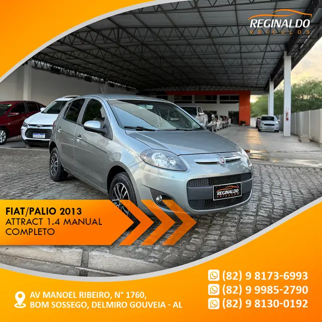 Carro Fiat Palio 2013 Attractive 1.4 8V (Flex)