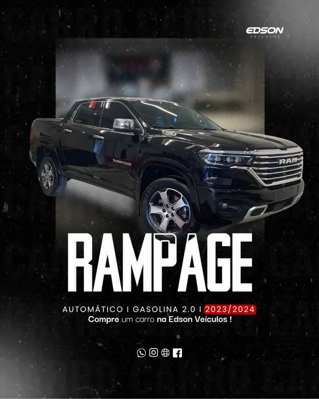 Carro RAM Rampage 2024 Laramie 2.0 Turbo