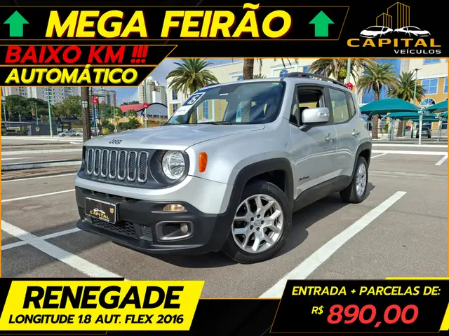 Carro Jeep Renegade 2016 1.8 (Aut) (Flex)