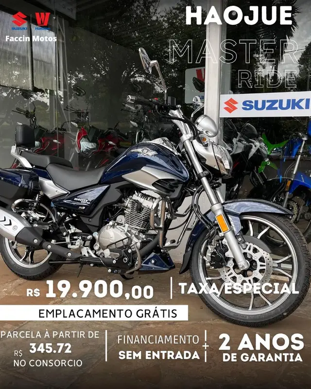 Carro Haojue Master Ride 150 2025 CBS