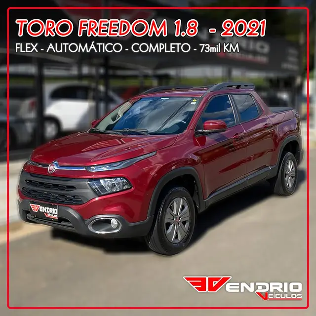 Carro Fiat Toro 2021 Freedom 1.8 AT6 4x2 (Flex)
