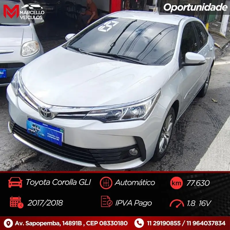Toyota Corolla 1.8 Dual VVT GLi Multi-Drive (Flex)