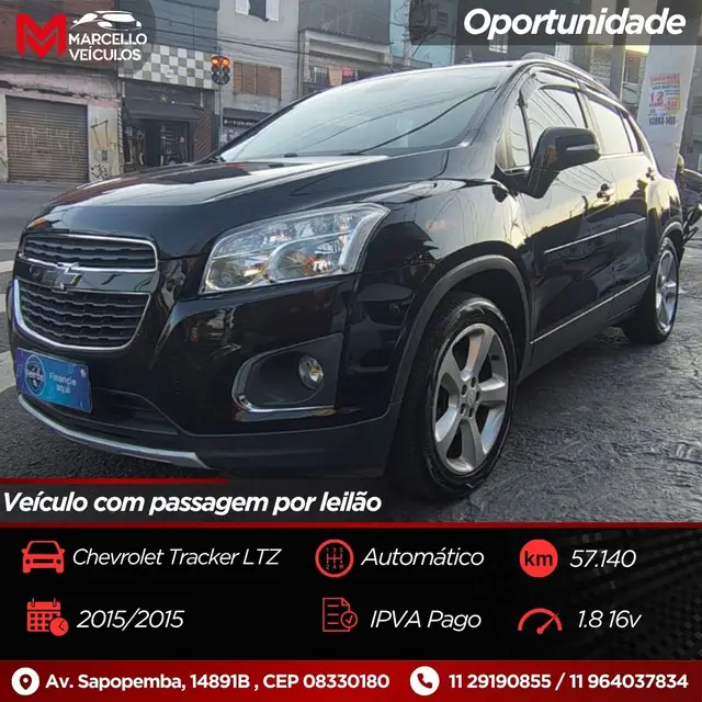 Carro Chevrolet Tracker 2015 LTZ 1.8 16v Ecotec (Aut) (Flex)
