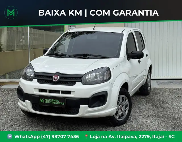 Carro Fiat Uno 2021 Attractive 1.0