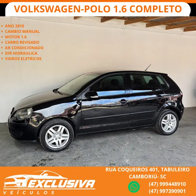 Carro Volkswagen Polo 2010 Hatch. 1.6 8V E-Flex (Flex)