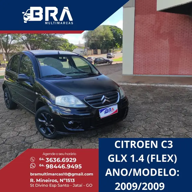 Carro Citroën C3 2009 GLX 1.4 8V (flex)