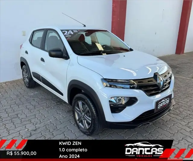 Carro Renault Kwid 2024 Zen 1.0 12v SCe (Flex)