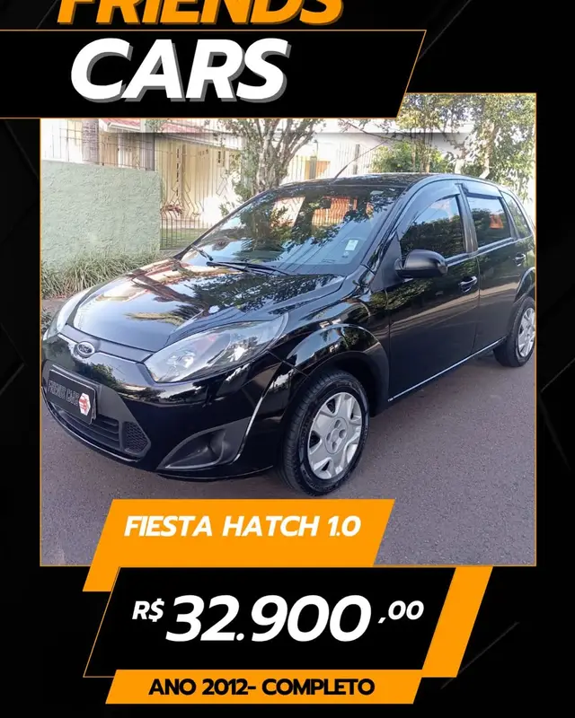 Carro Ford Fiesta Hatch 2012 1.0 (Flex)