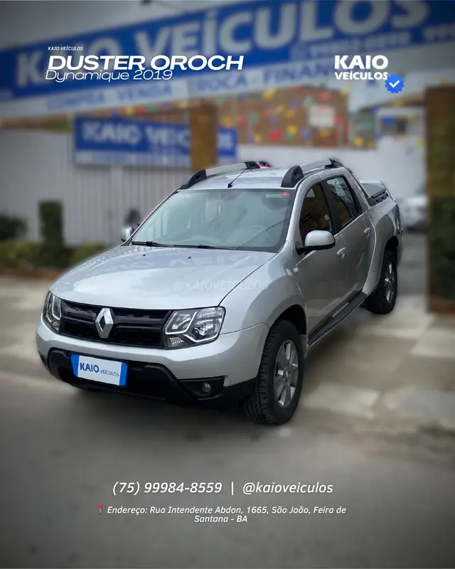 Carro Renault Duster Oroch 2019 2.0 16V Dynamique (Aut) (Flex)