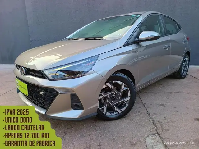 Carro Hyundai HB20 2025 Platinum Safety 1.0 TGDI (Aut.)