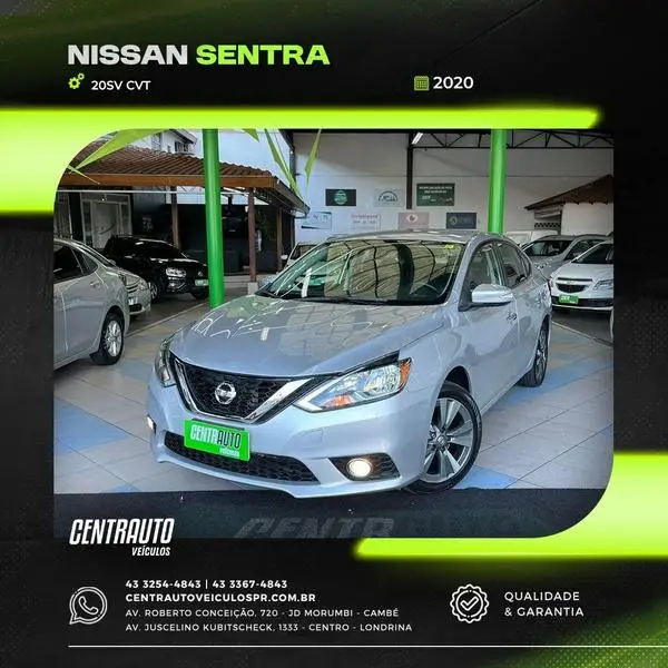 Carro Nissan Sentra 2020 S 2.0 16V CVT (Flex)