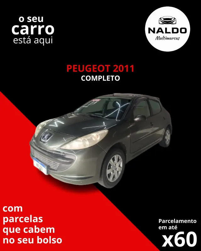 Carro Peugeot 207 2011 Hatch XR 1.4 8V (flex) 2p