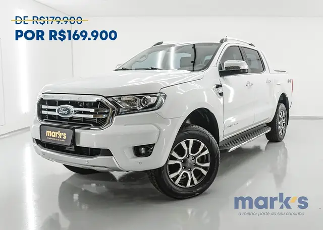 Carro Ford Ranger Cabine Dupla 2021 Limited 3.2 Turbodiesel 20V 4x4 (Aut)