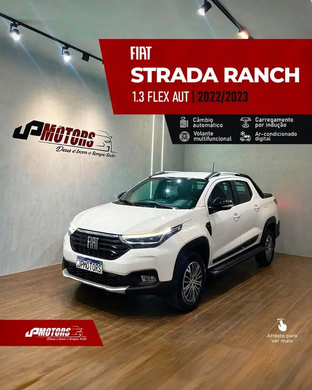 Carro Fiat Strada 2023 Ranch 1.3 Flex 8V CD Aut.