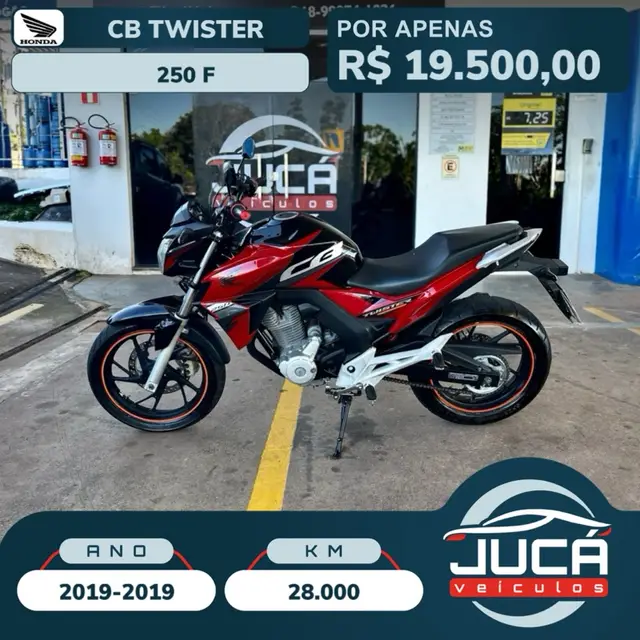 Carro Honda CB 250F Twister 2019 (ABS)