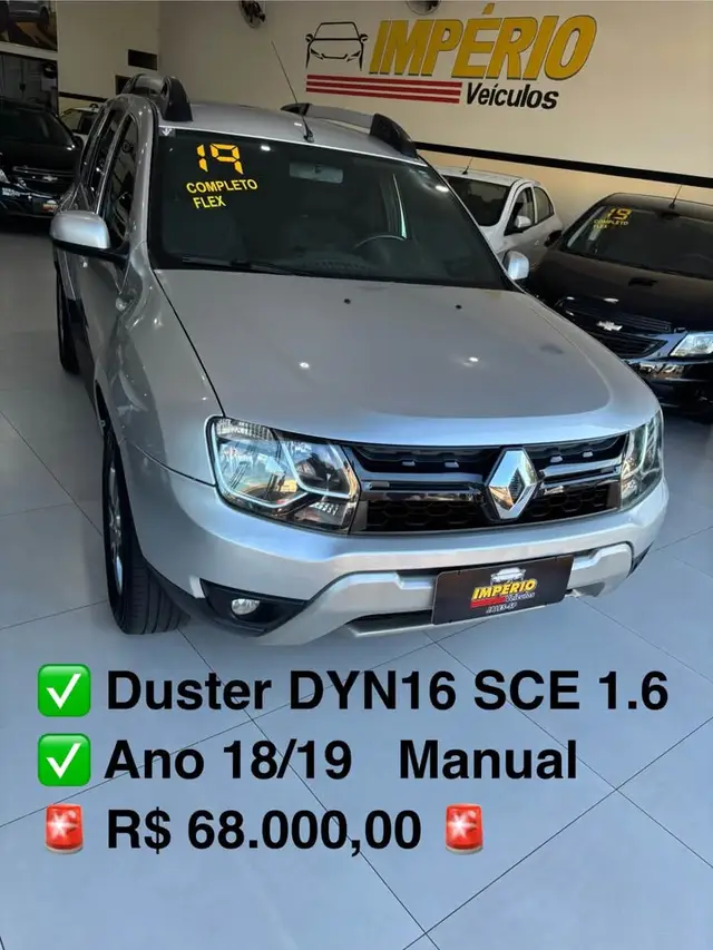 Carro Renault Duster 2019 2.0 16V Dynamique 4x4 (Flex)