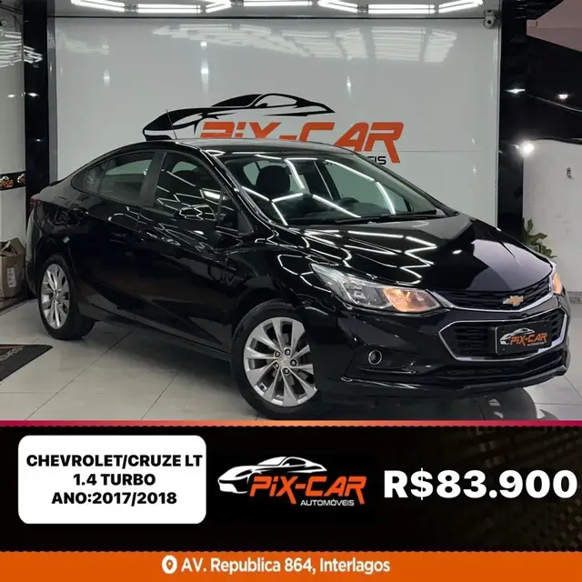 Carro Chevrolet Cruze 2018 LT 1.4 16V Turbo Flex Auto
