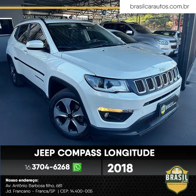 Carro Jeep Compass 2018 2.0 Longitude 4x2 (Aut) (Flex)