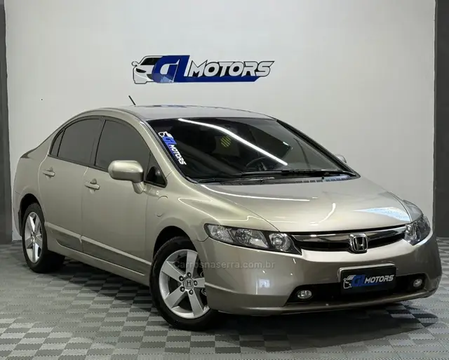 Carro Honda Civic 2008 New  LXS 1.8 16V (Flex)