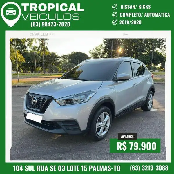 Carro Nissan Kicks 2020 1.6 S (Flex)